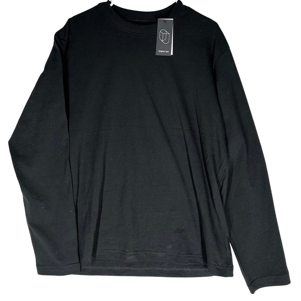 Original Use Black Long-Sleeved Tee Shirt‎ Men's Size Medium NWT